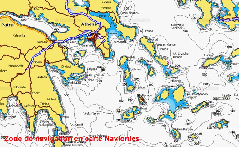 AR 17 prog grece cyclades carte